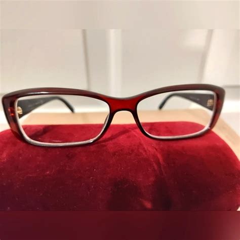 gucci gg 3568|Gucci GG3568 WH3/14 Eyeglasses in Red Black.